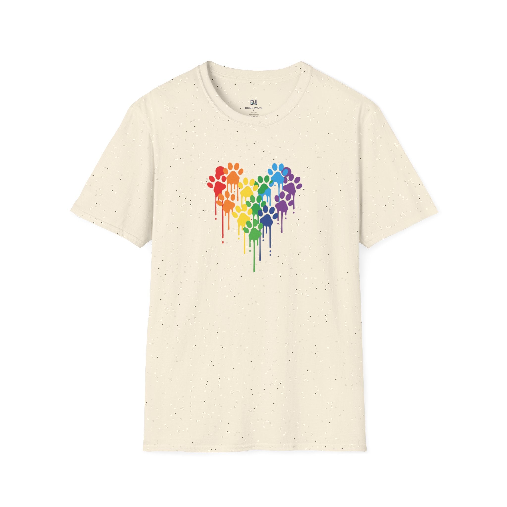Dog Paws Hearted T-shirt