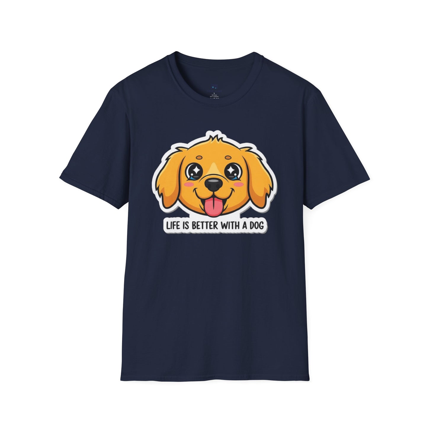 "Life Is Better With A Dog" Cute Pup Tee