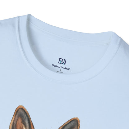 "Home is Where the Dog Is" Watercolor GSD T-Shirt