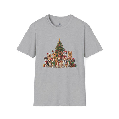 Holiday Hounds Christmas Tree T-Shirt