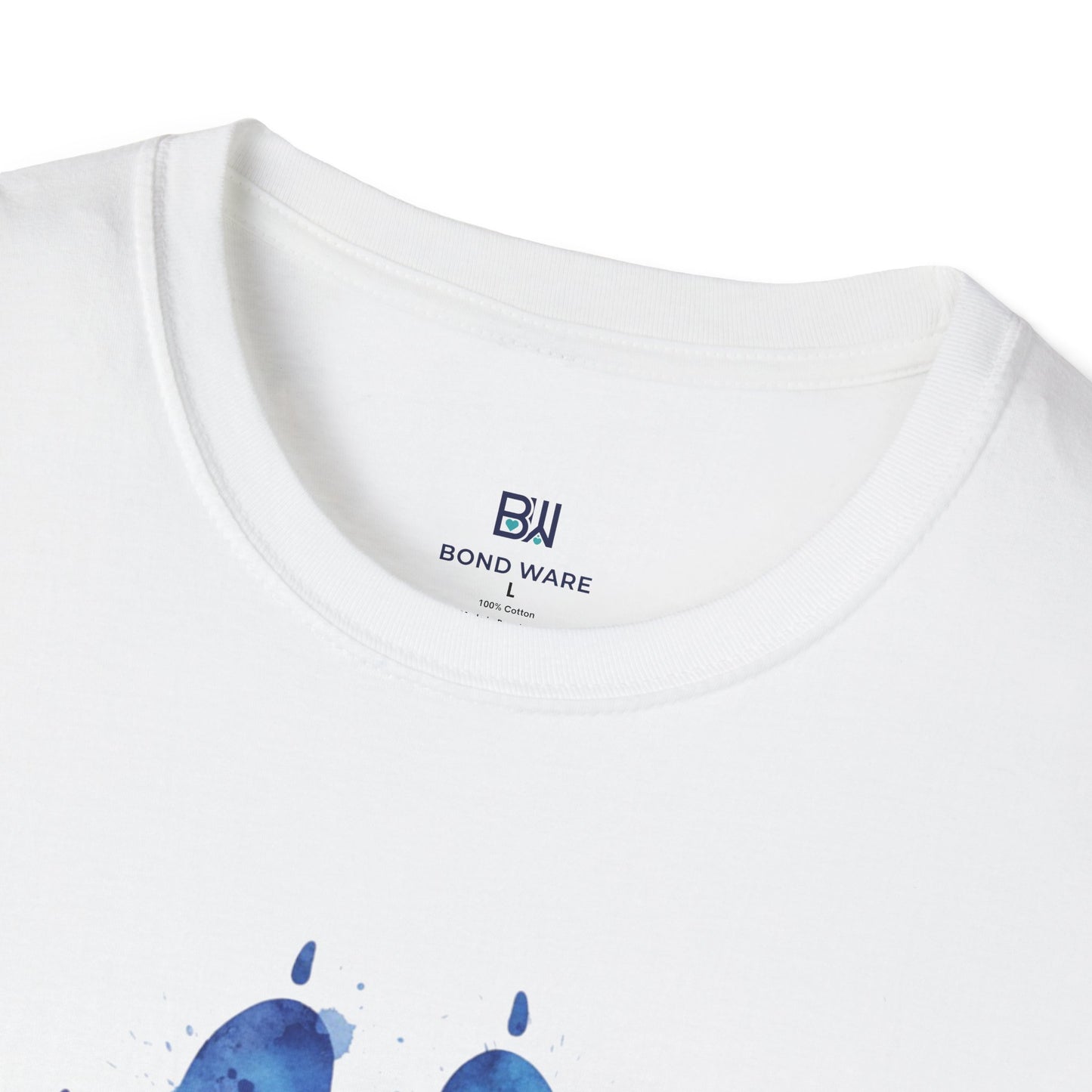 "Life is Better with Paws" Watercolor Paw Tee