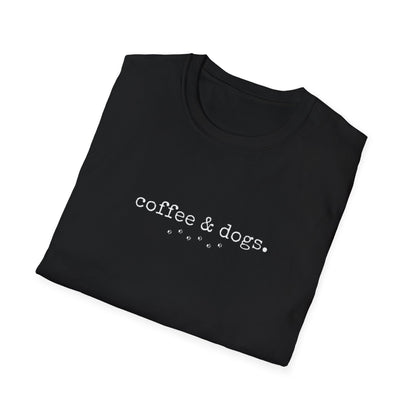 "Coffee & Dogs" Simple Essentials Graphic Tee