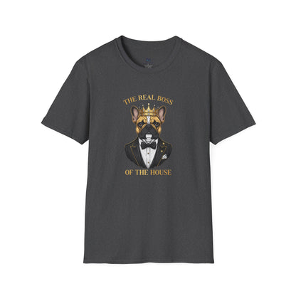 "The Real Boss" French Bulldog Graphic Tee