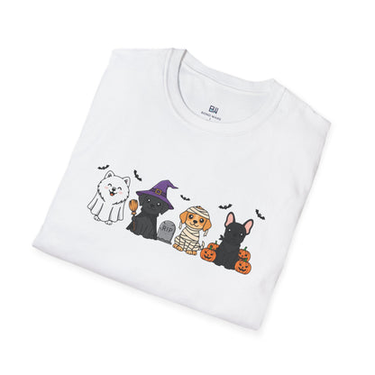 Trick or Treat Pups Halloween Graphic Tee