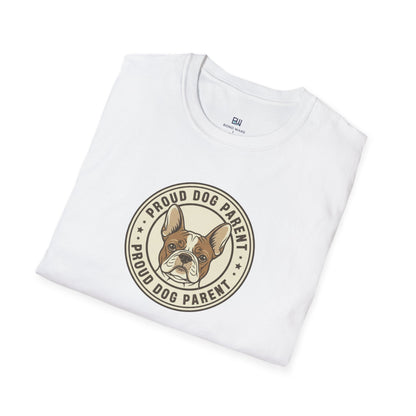 Proud Dog Parent Retro-Style Badge Tee