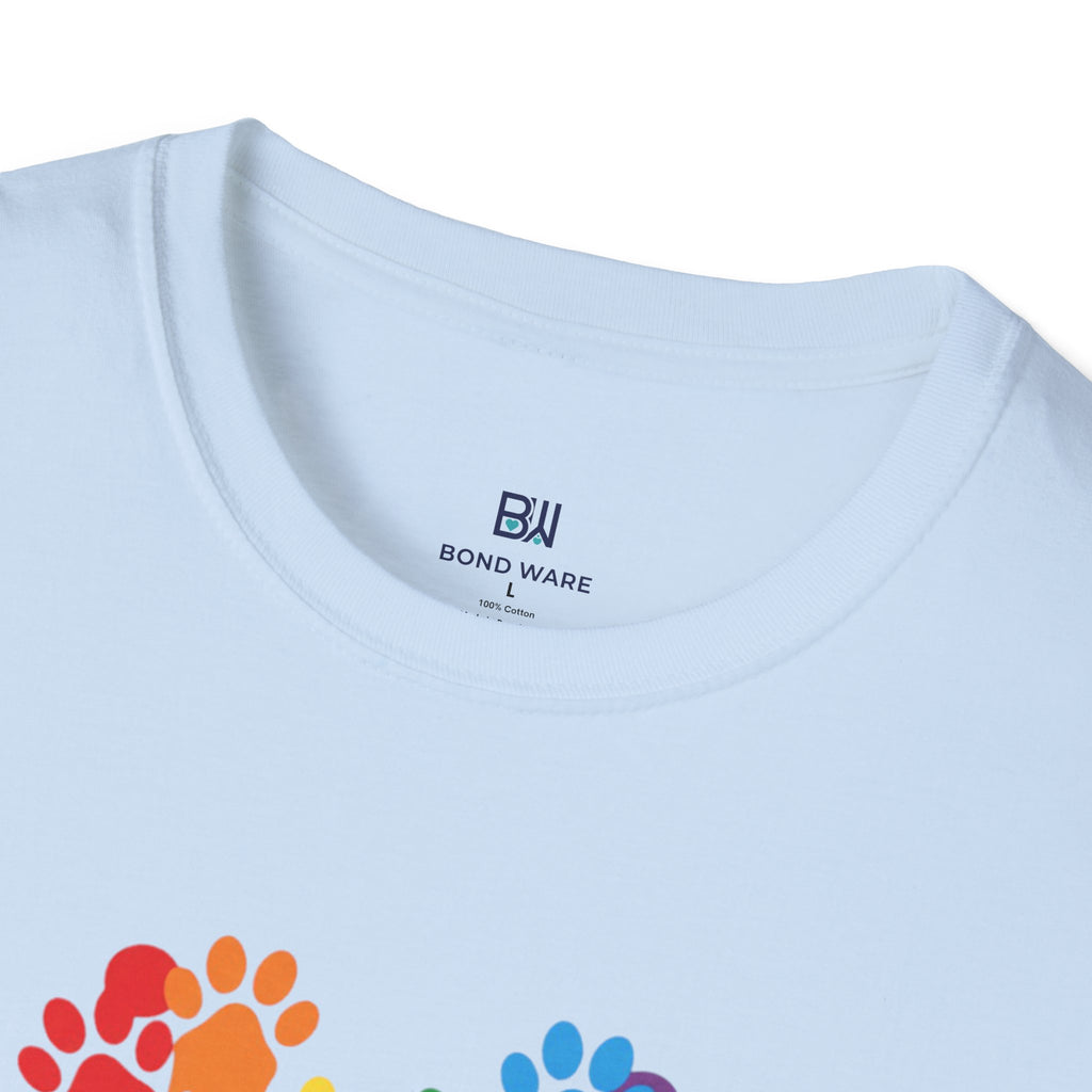 Dog Paws Hearted T-shirt