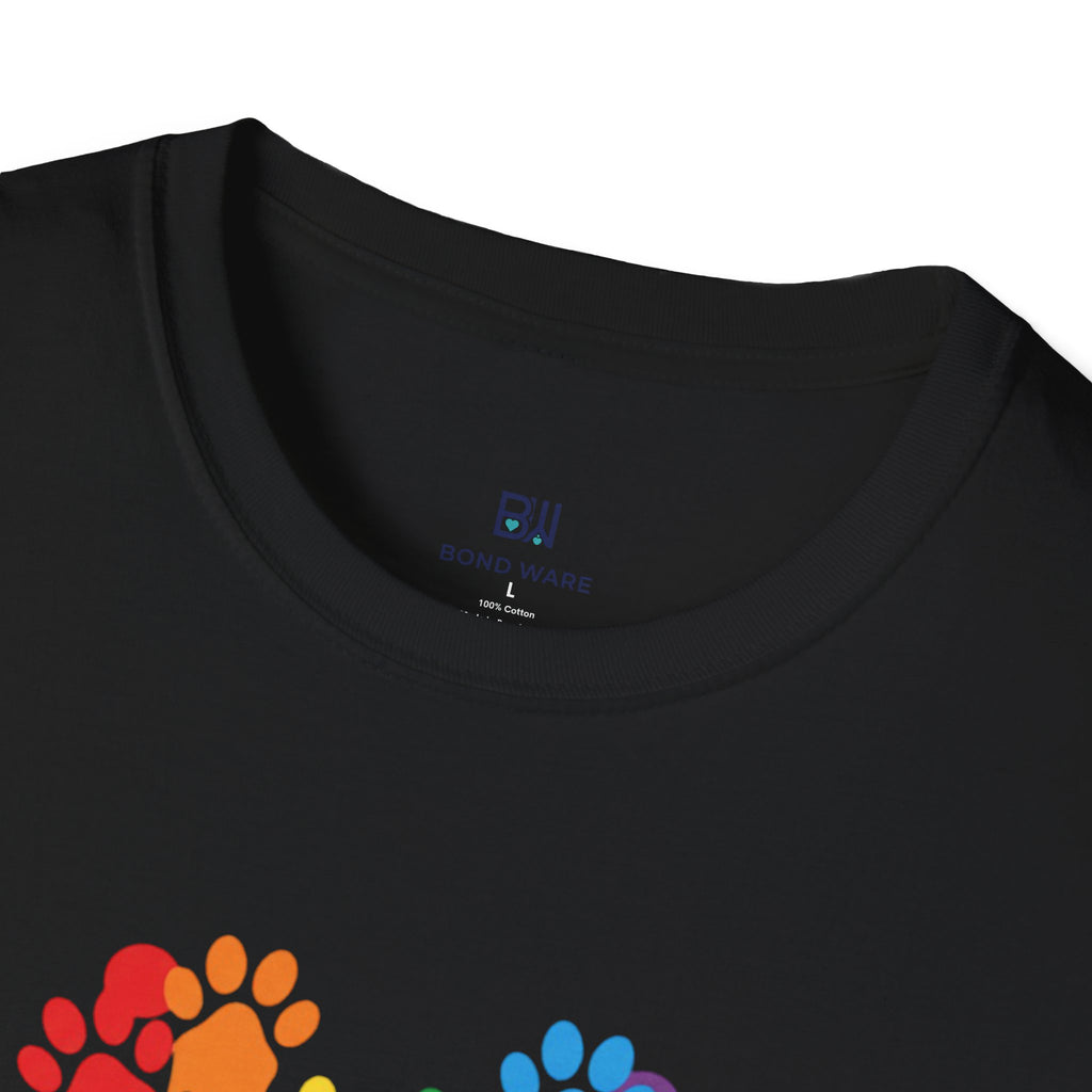 Dog Paws Hearted T-shirt