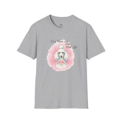 "The Best Life" Floral Poodle Dog Mom Tee