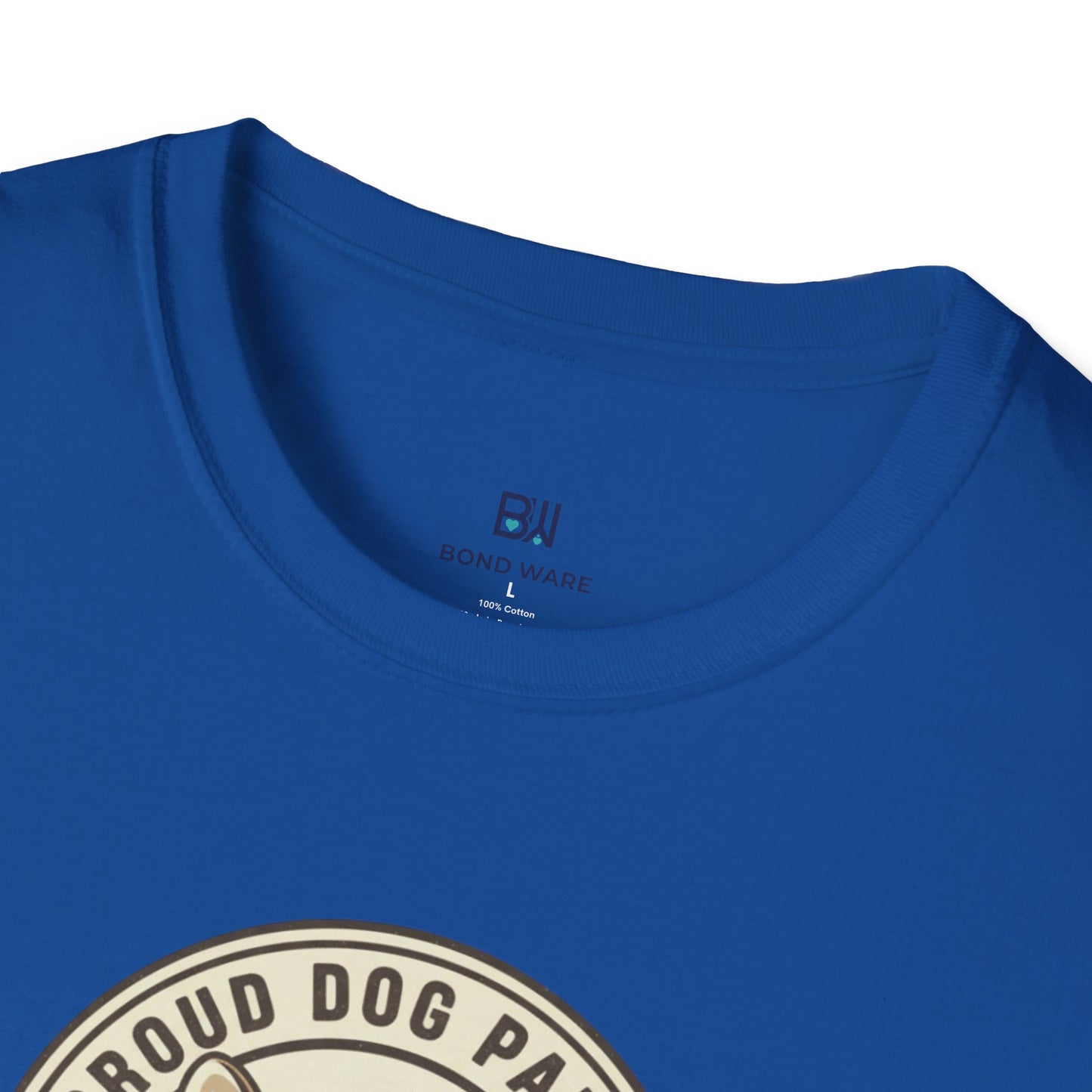 Proud Dog Parent Retro-Style Badge Tee