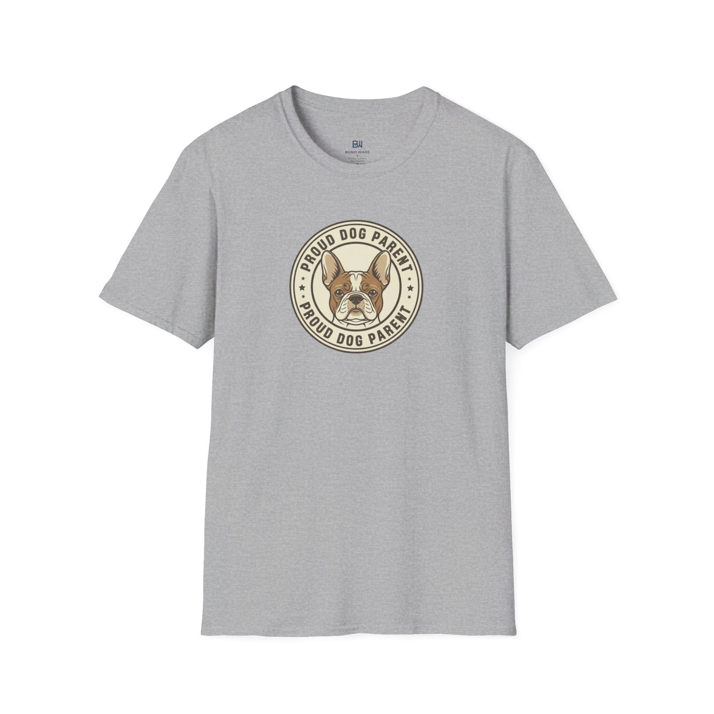 Proud Dog Parent Retro-Style Badge Tee