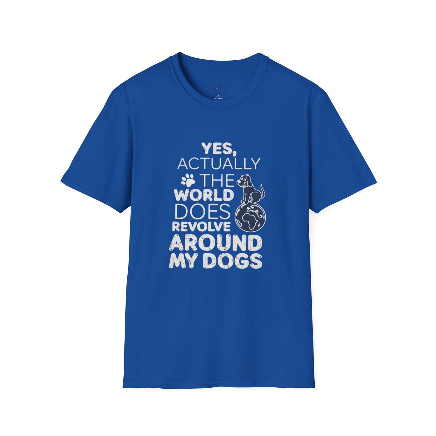 My Dog is My World Funny Graphic T-Shirt