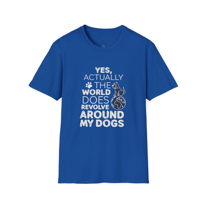 My Dog is My World Funny Graphic T-Shirt