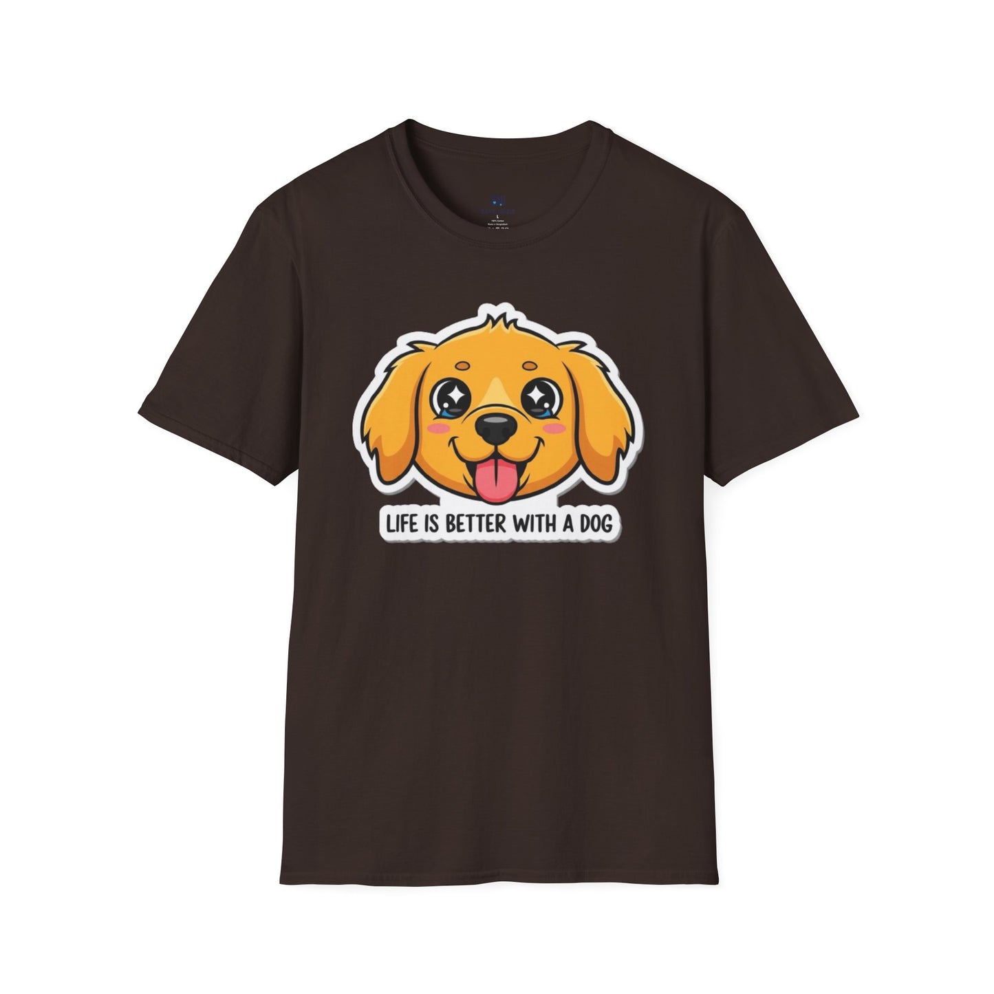 "Life Is Better With A Dog" Cute Pup Tee