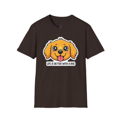 "Life Is Better With A Dog" Cute Pup Tee