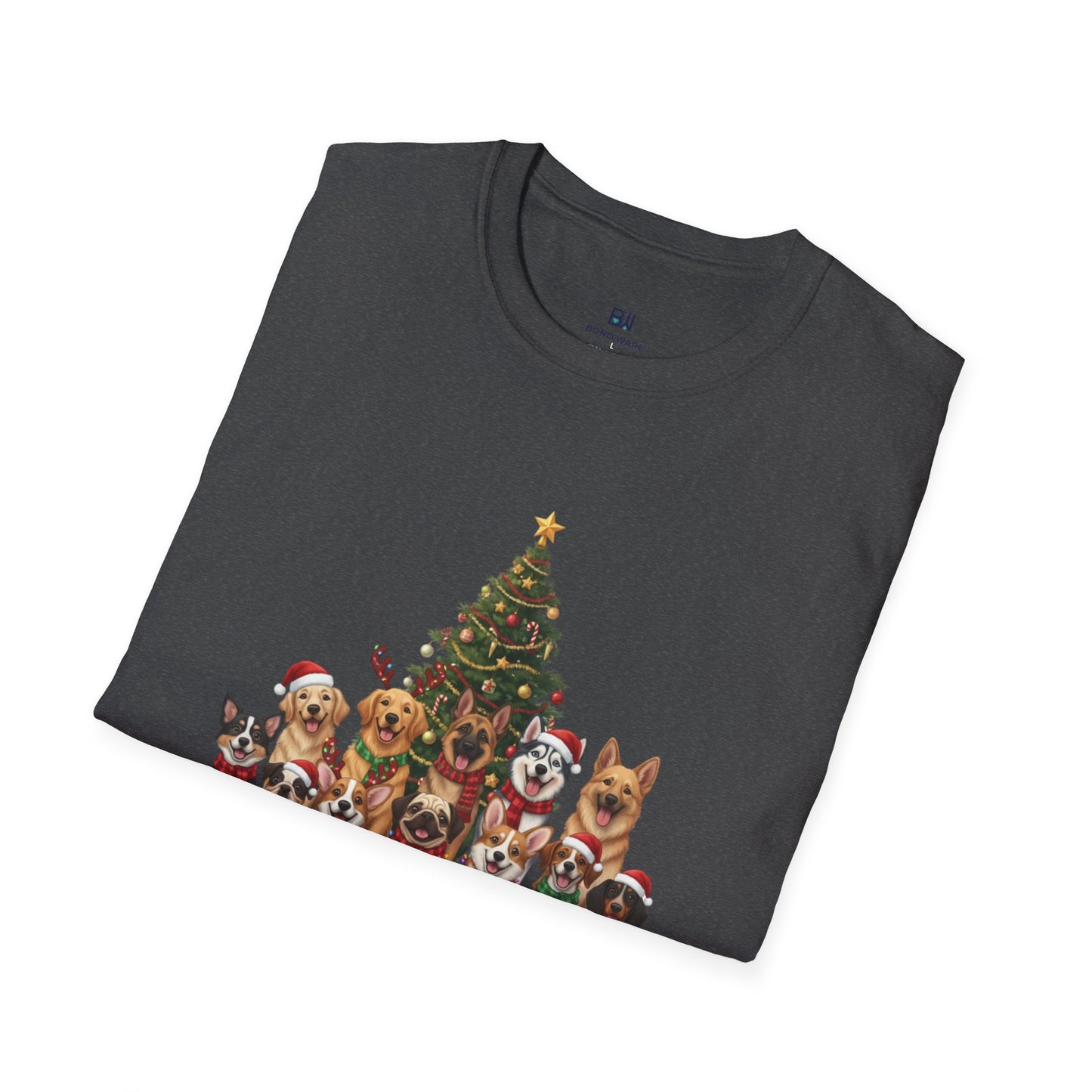 Holiday Hounds Christmas Tree T-Shirt