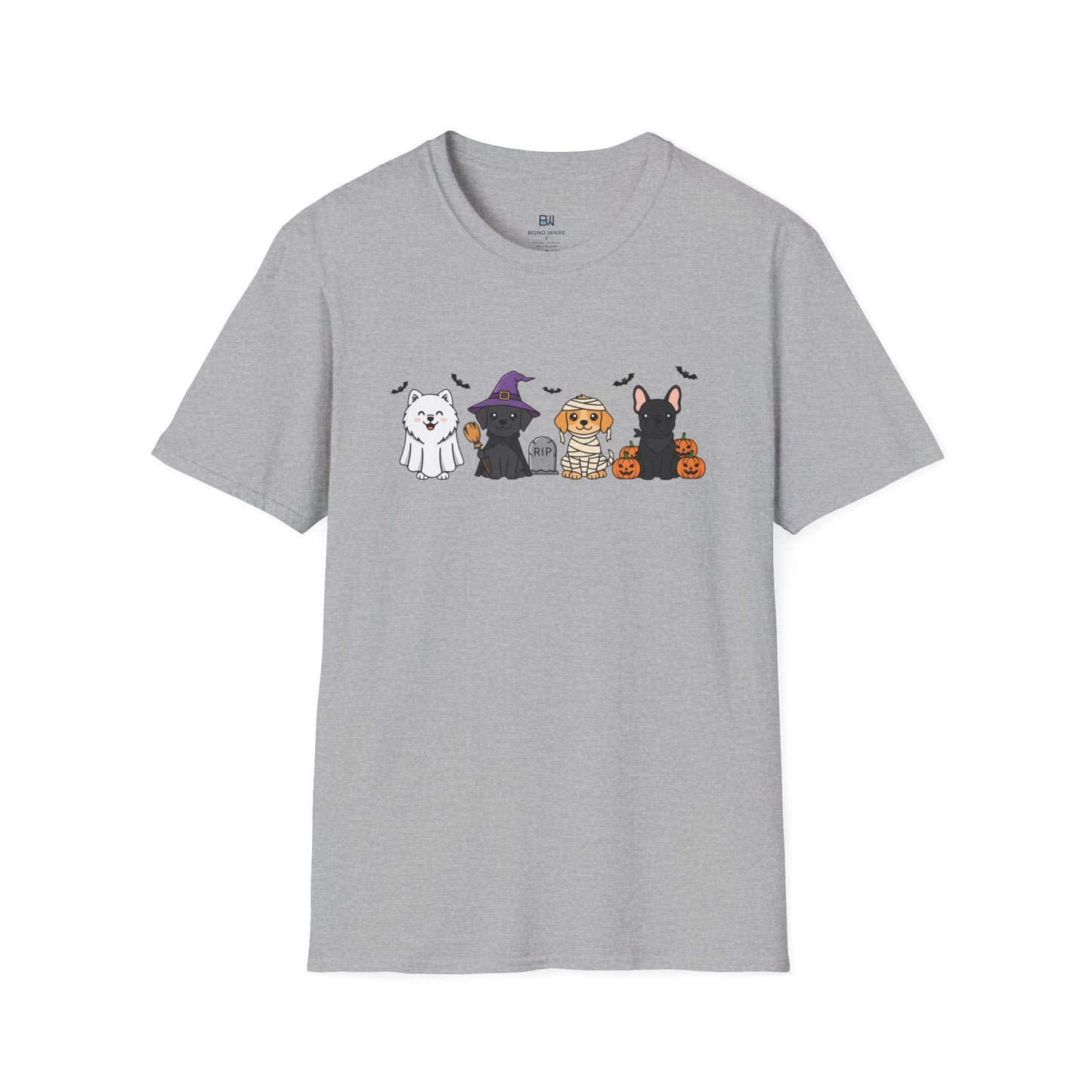 Trick or Treat Pups Halloween Graphic Tee