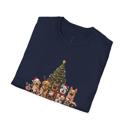 Holiday Hounds Christmas Tree T-Shirt