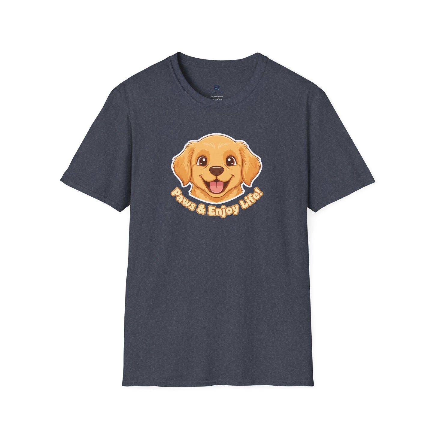 Adorable "Paws & Enjoy Life" Dog Lover Tee