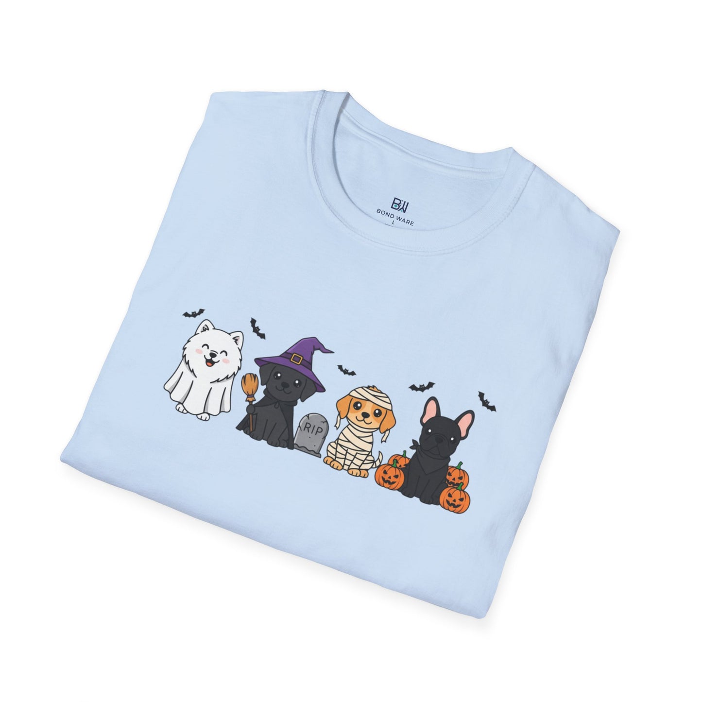 Trick or Treat Pups Halloween Graphic Tee