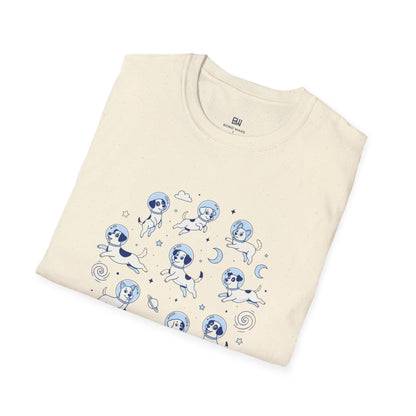 Cosmic Canines Outer Space Adventure Tee