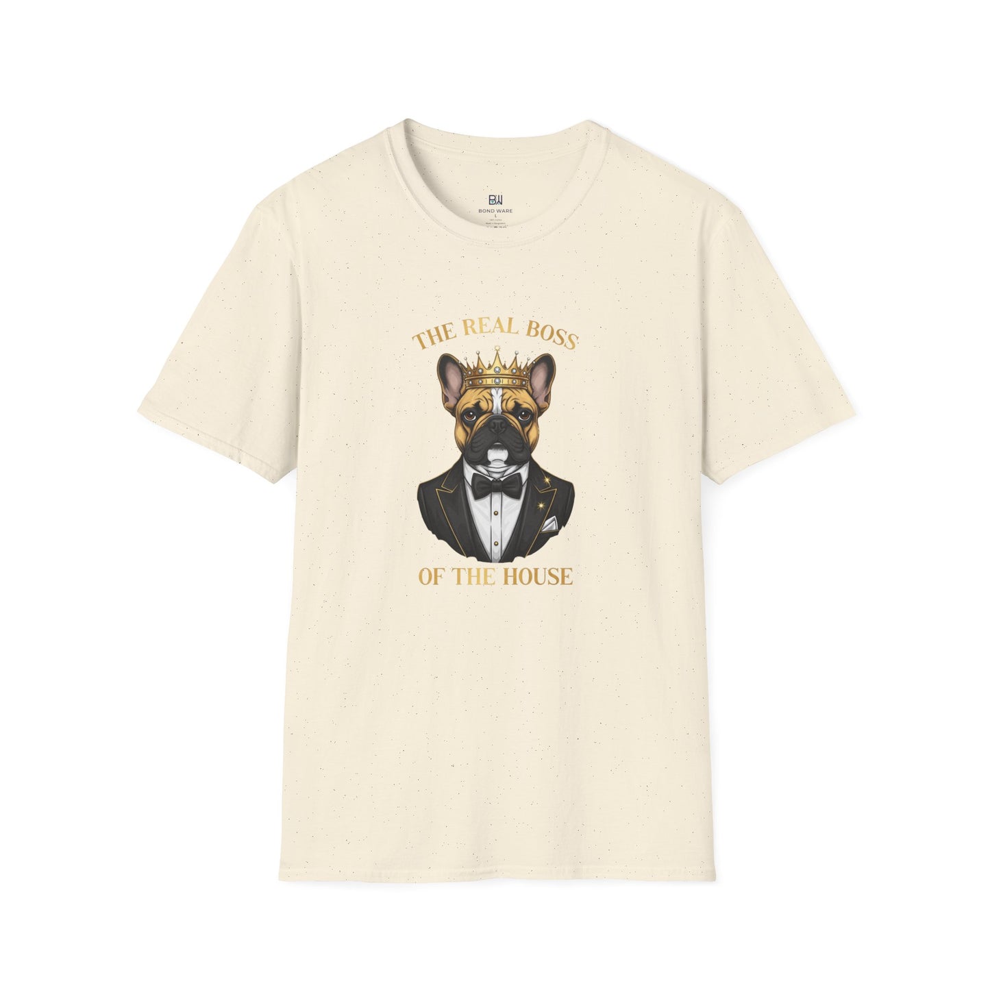 "The Real Boss" French Bulldog Graphic Tee