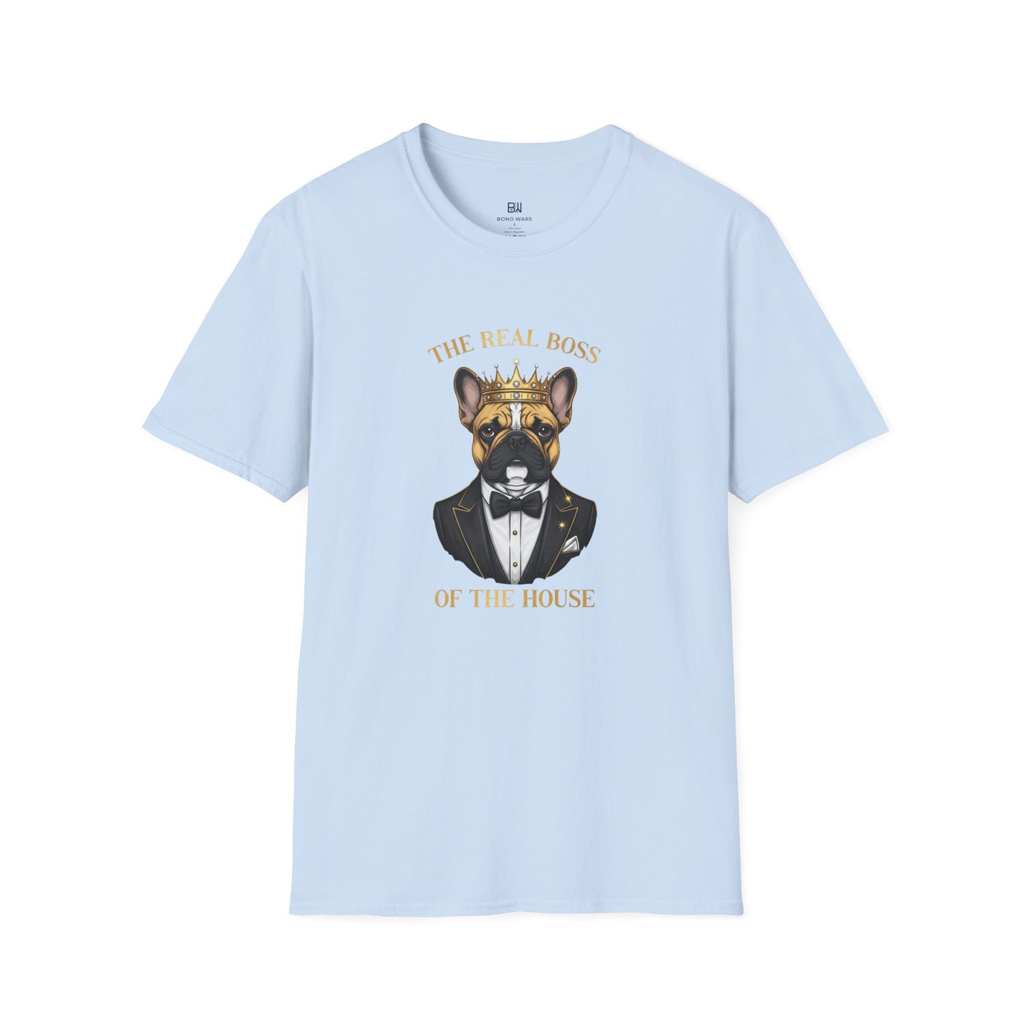 "The Real Boss" French Bulldog Graphic Tee