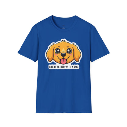 "Life Is Better With A Dog" Cute Pup Tee