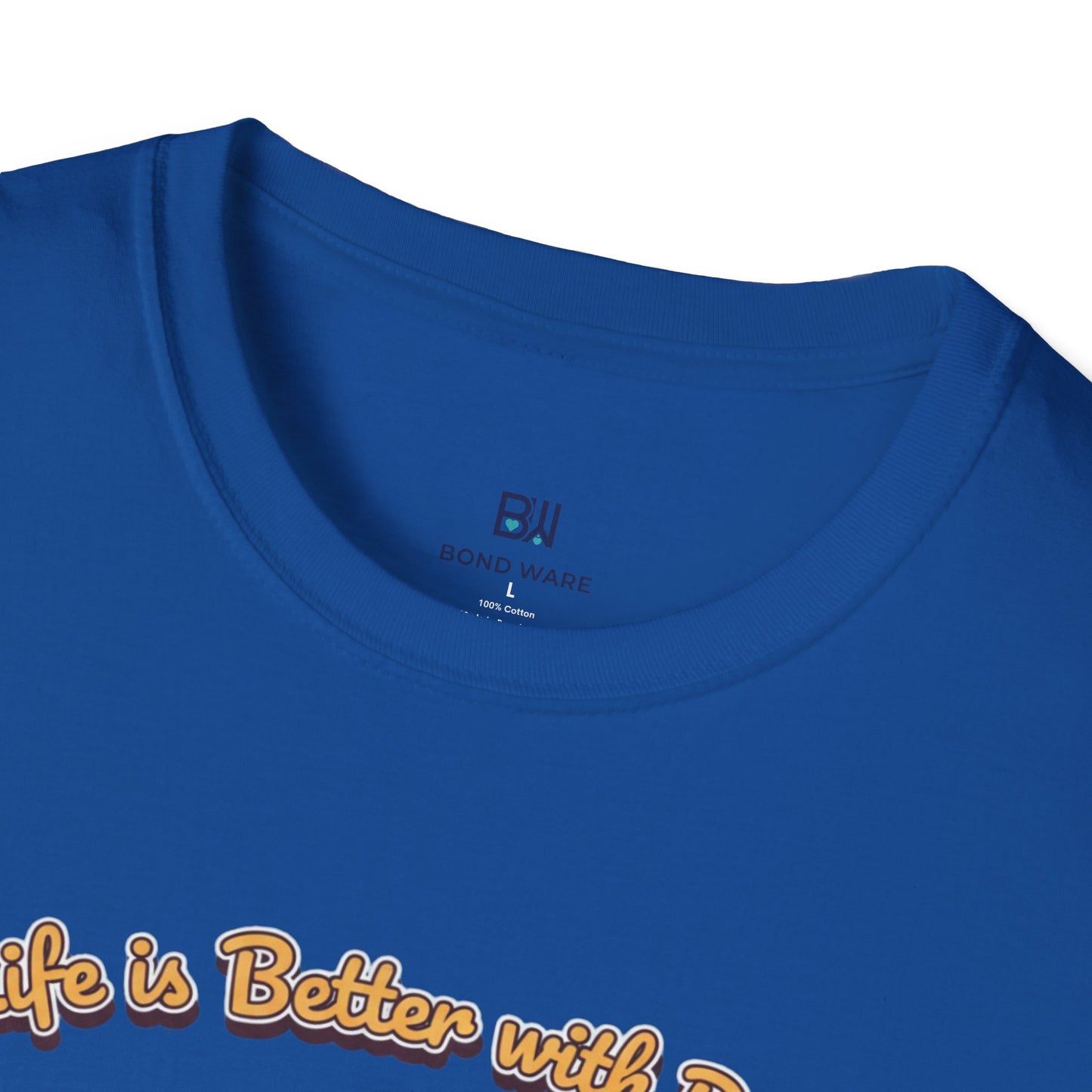 Adorable Dog Stack "Life is Better with Dogs" T-Shirt