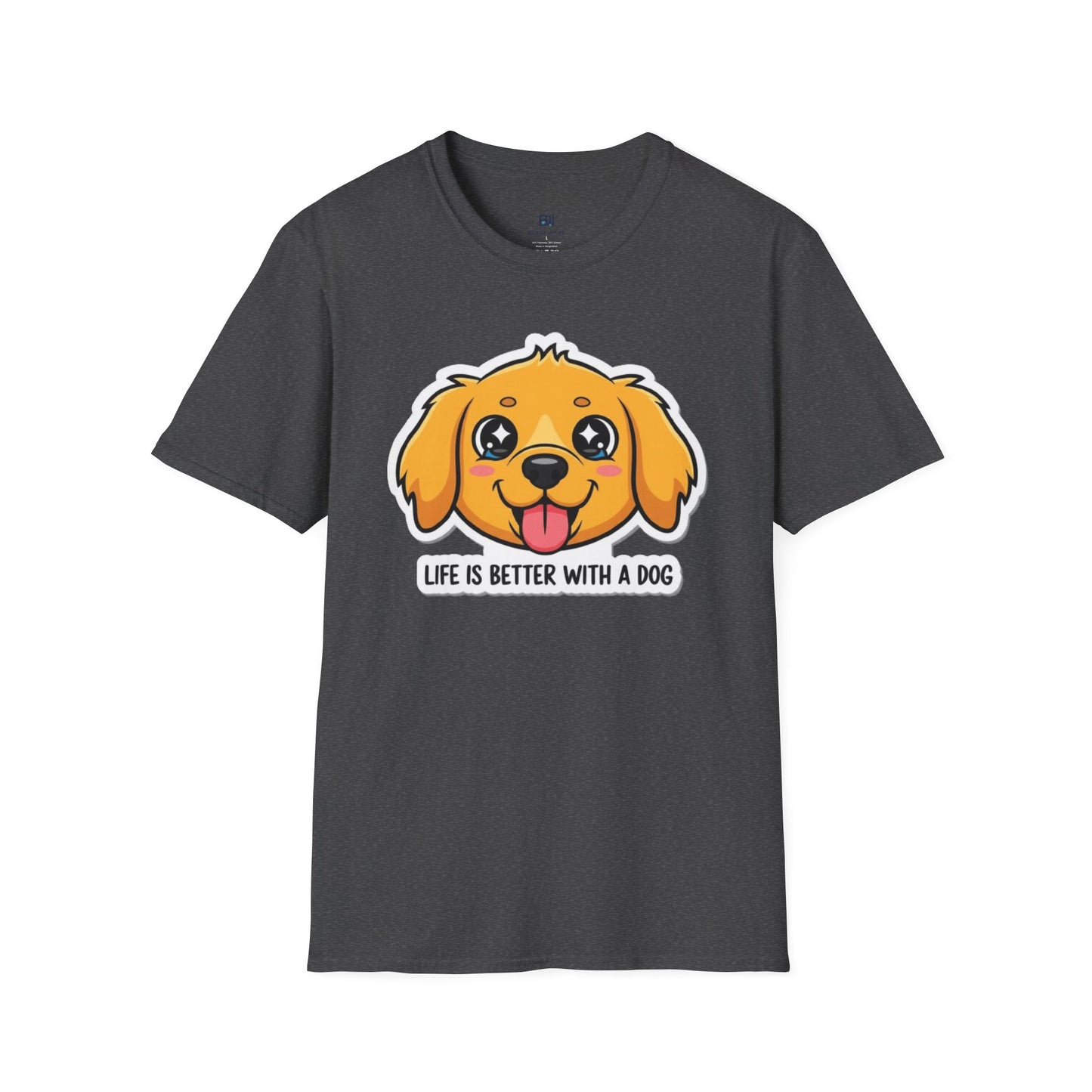 "Life Is Better With A Dog" Cute Pup Tee