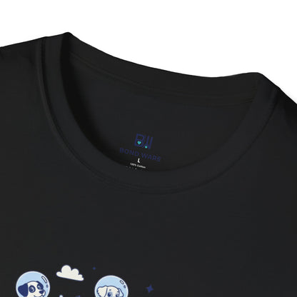 Cosmic Canines Outer Space Adventure Tee
