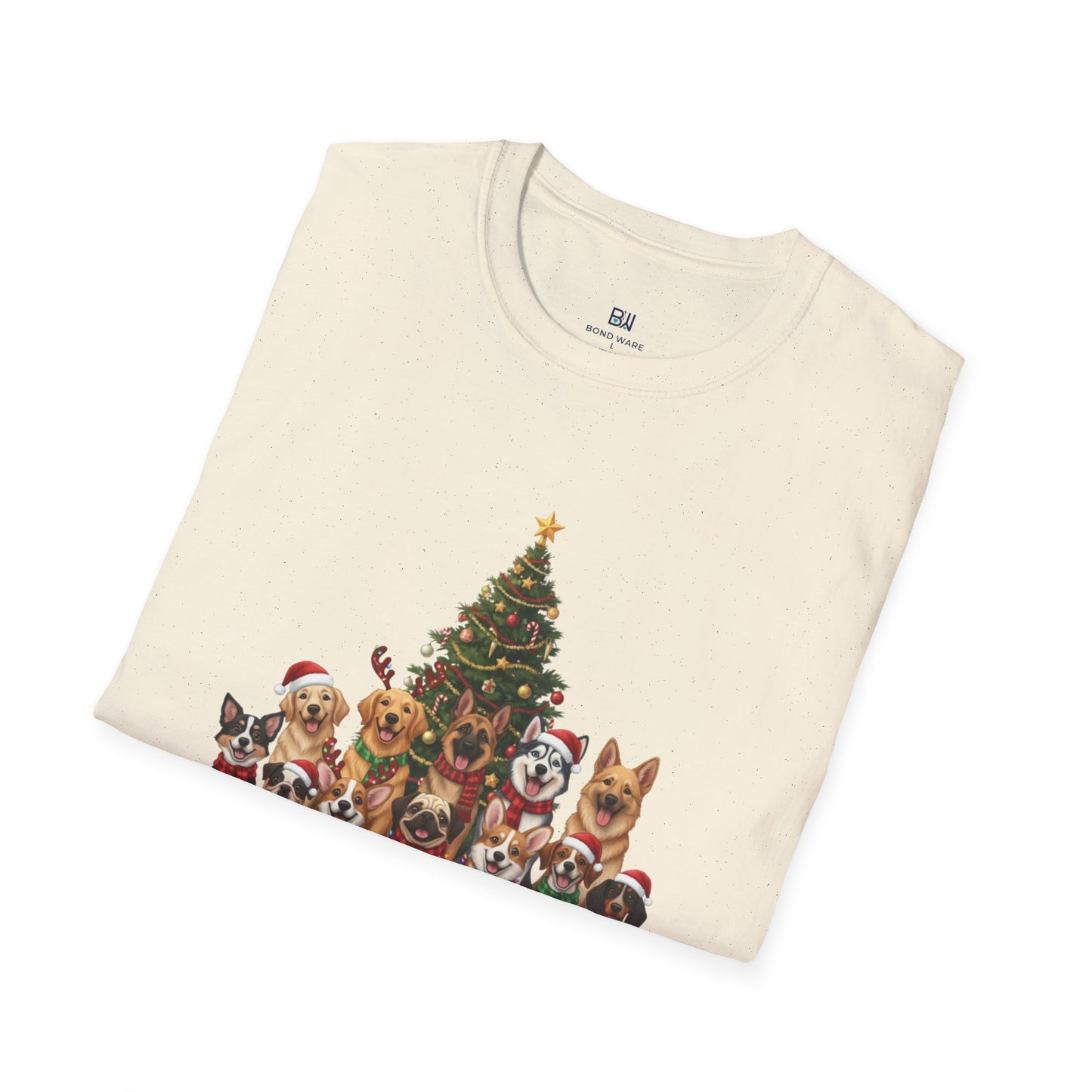 Holiday Hounds Christmas Tree T-Shirt