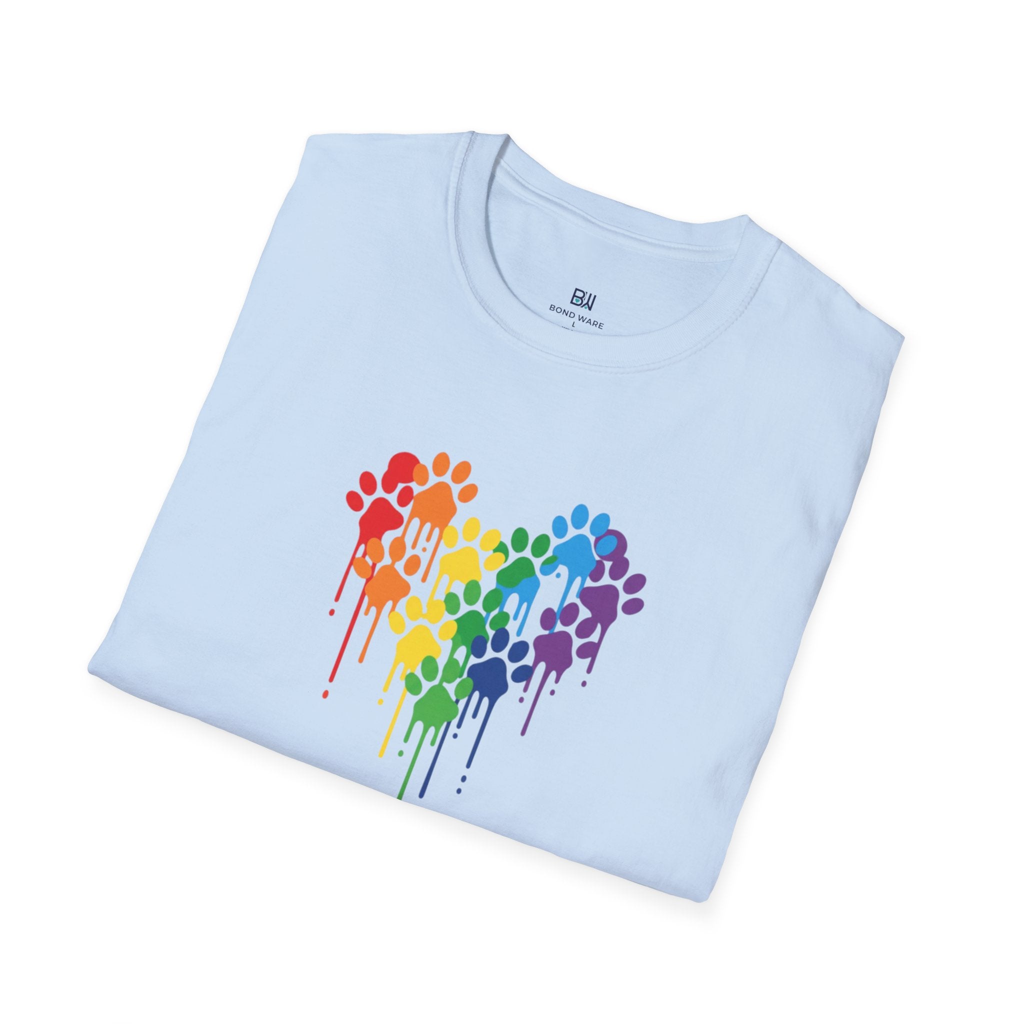 Dog Paws Hearted T-shirt