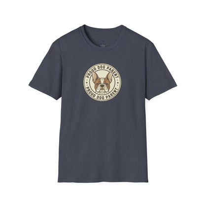 Proud Dog Parent Retro-Style Badge Tee