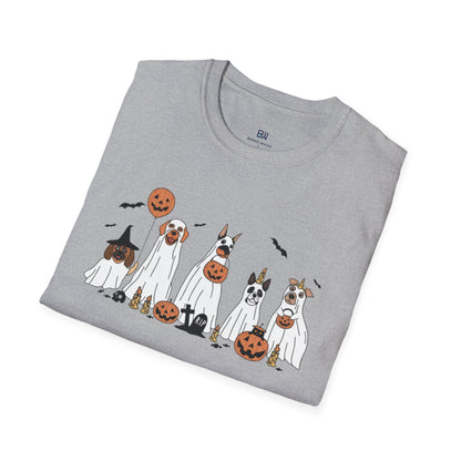 Howl-o-ween Ghost Dog Party T-Shirt