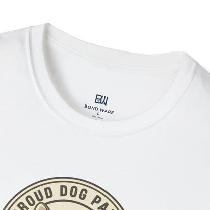 Proud Dog Parent Retro-Style Badge Tee
