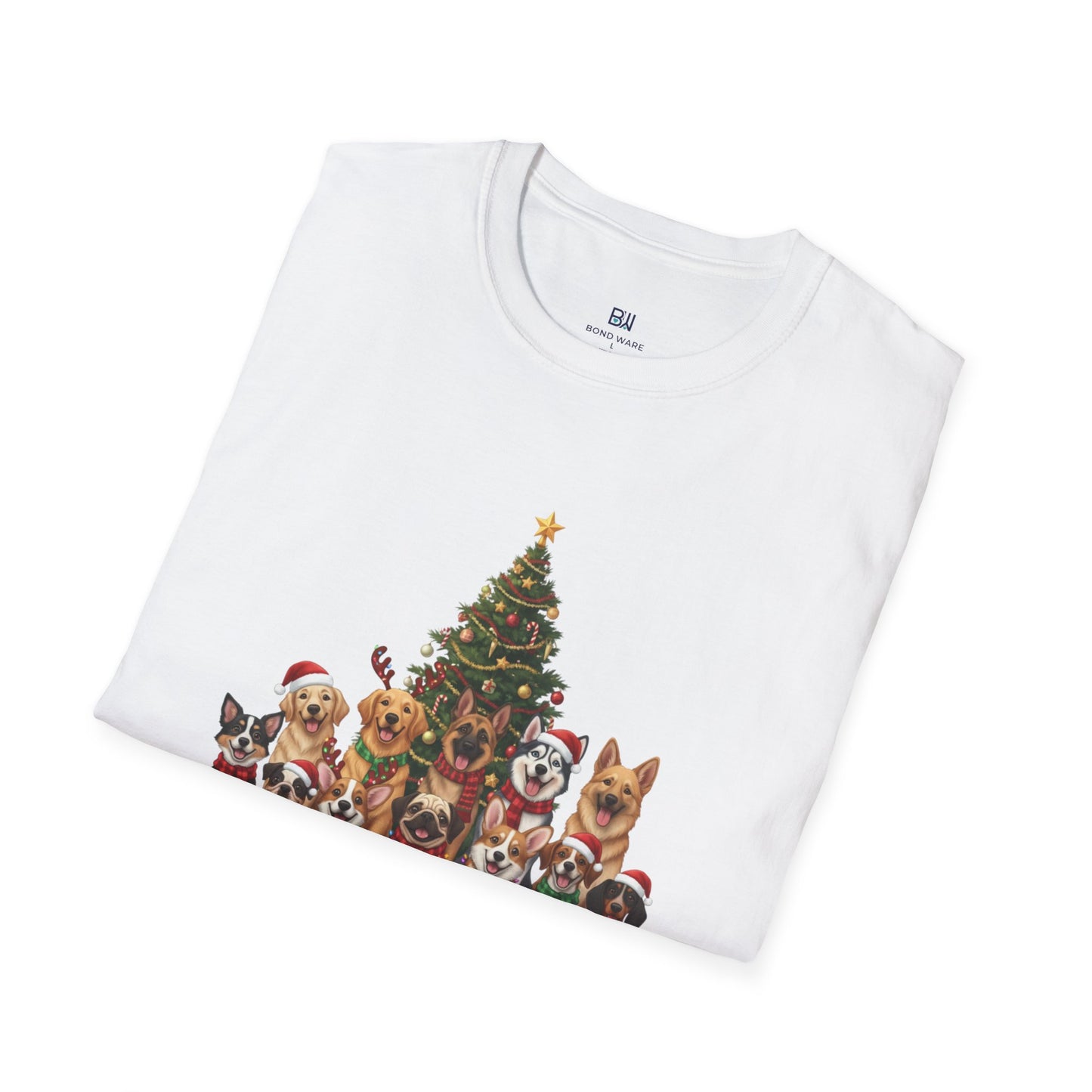 Holiday Hounds Christmas Tree T-Shirt