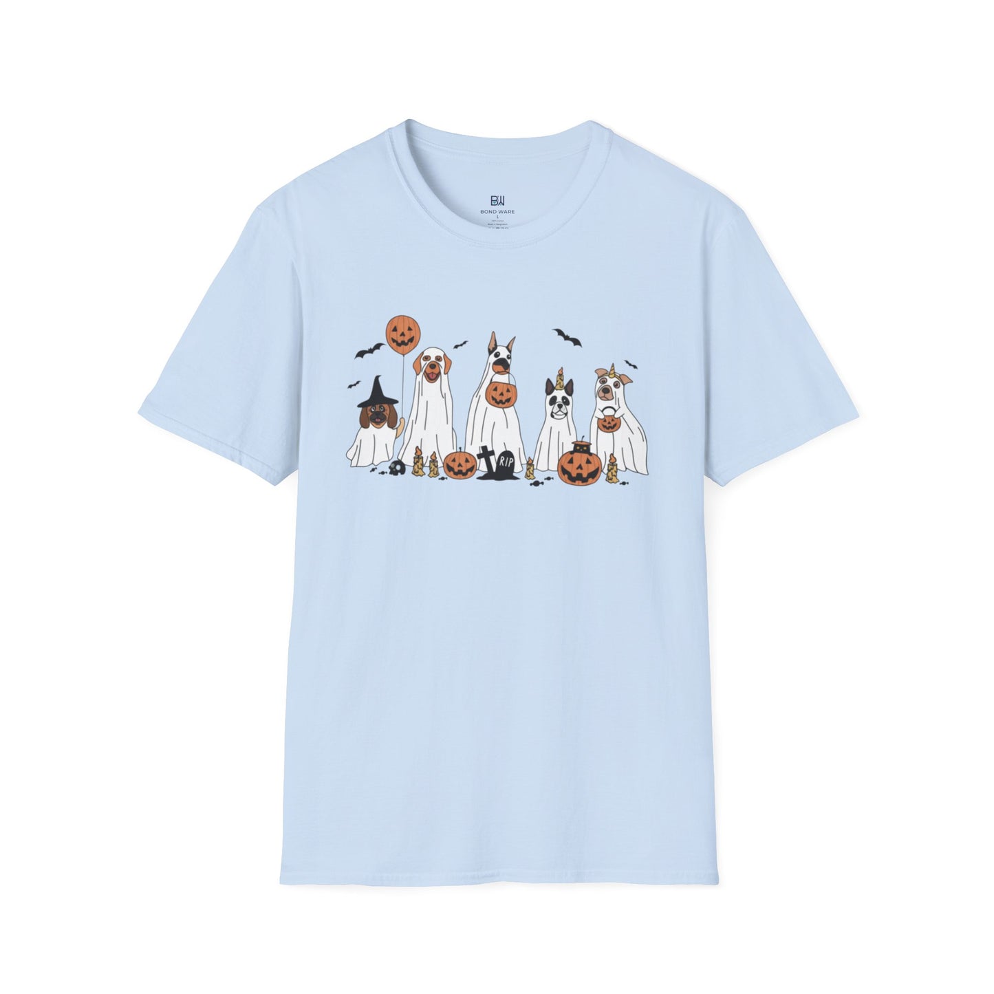 Howl-o-ween Ghost Dog Party T-Shirt