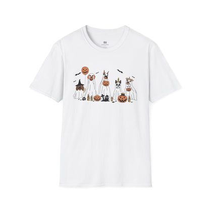 Howl-o-ween Ghost Dog Party T-Shirt