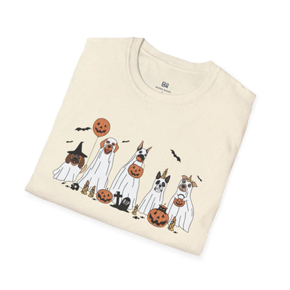 Howl-o-ween Ghost Dog Party T-Shirt