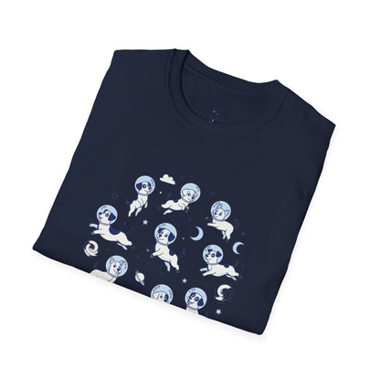 Cosmic Canines Outer Space Adventure Tee