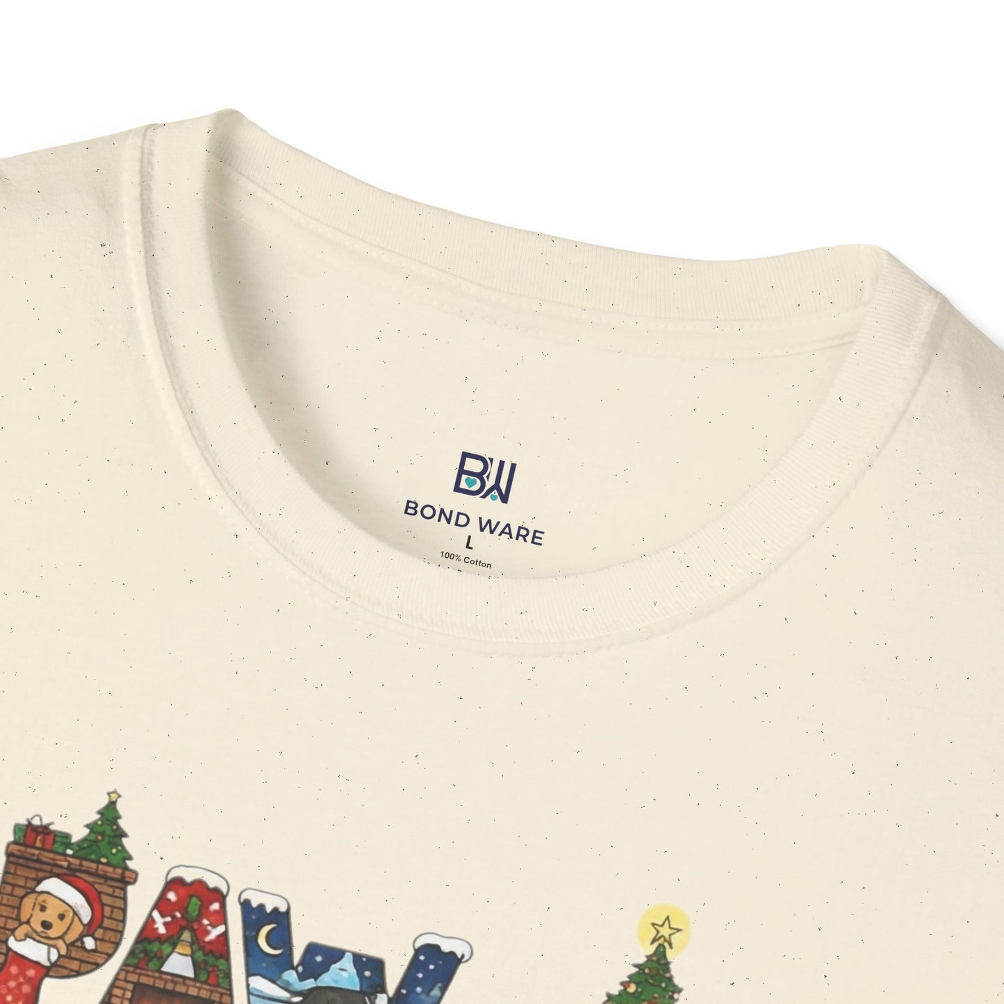 Merry Woofmas Paw-lidays Cute Dog Scenes Xmas Gift T-Shirt