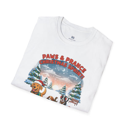 Cute Dogs Christmas Sprint Holiday Race Lover T-Shirt