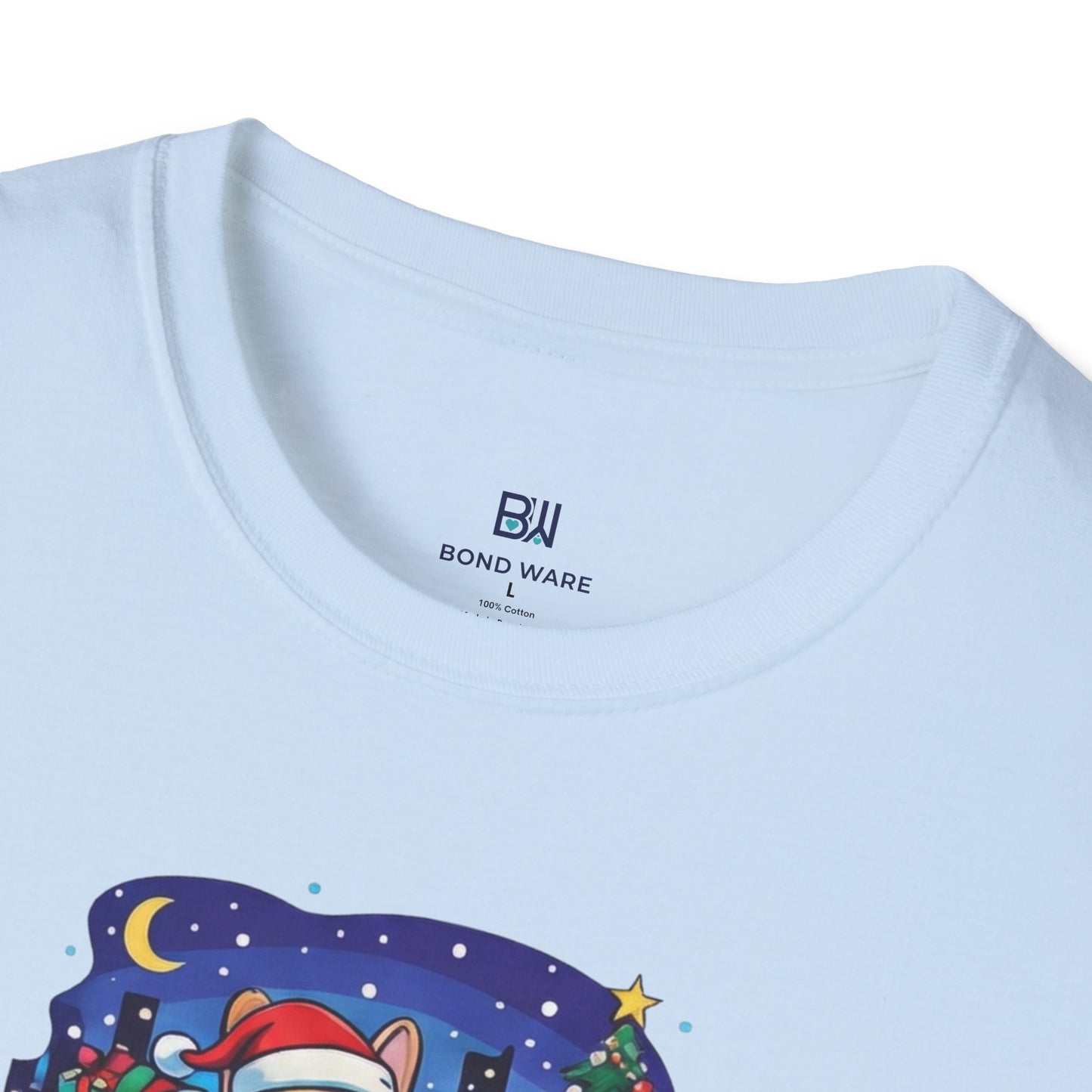 Cute Frenchie & Corgi Christmas Sleigh Ride Dog T-Shirt