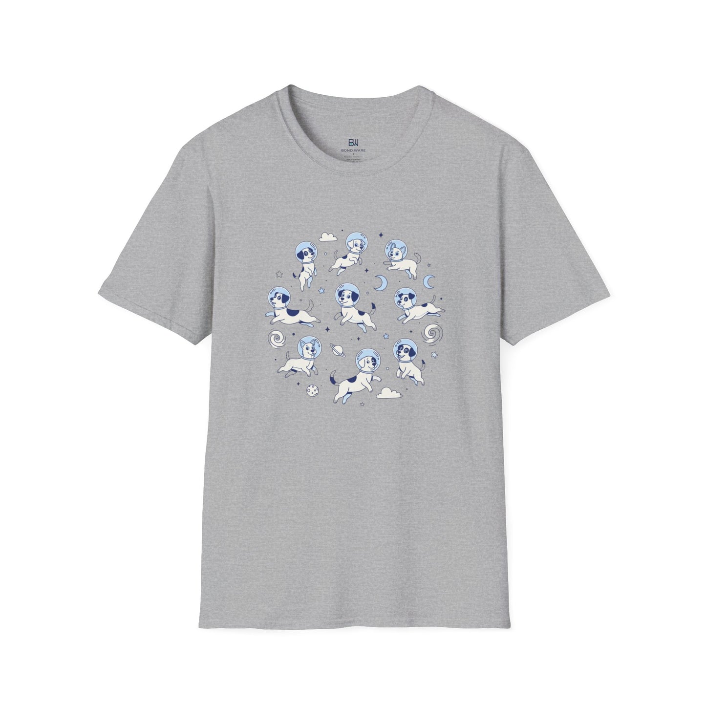 Cosmic Canines Outer Space Adventure Tee