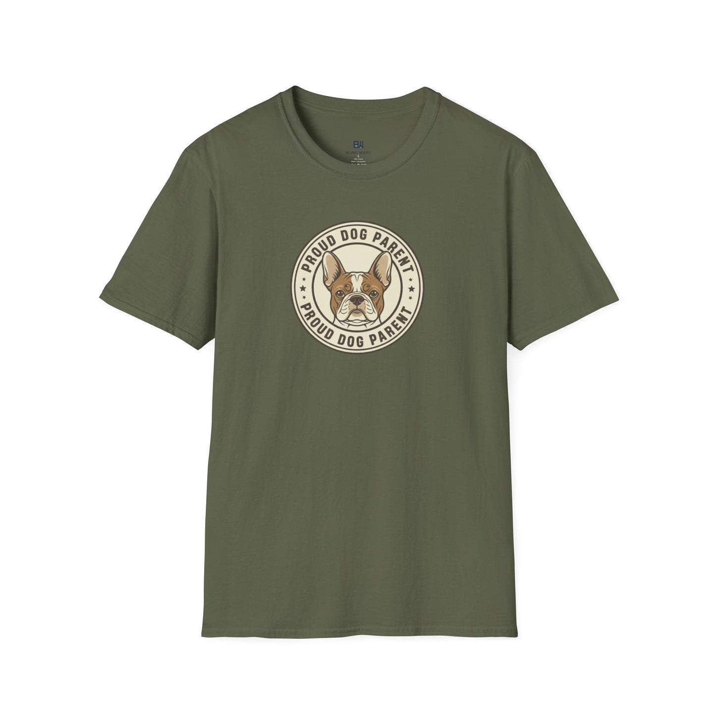 Proud Dog Parent Retro-Style Badge Tee