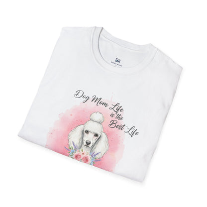 "The Best Life" Floral Poodle Dog Mom Tee