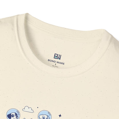 Cosmic Canines Outer Space Adventure Tee