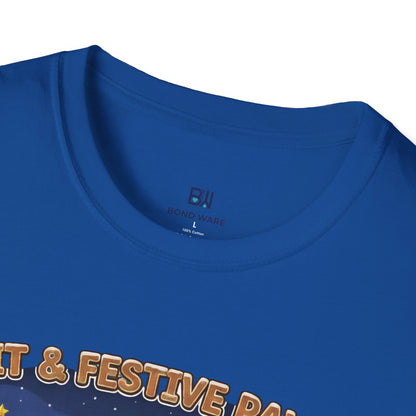Merry Liftmas Fit & Festive Paws Dog Gym Holiday T-Shirt