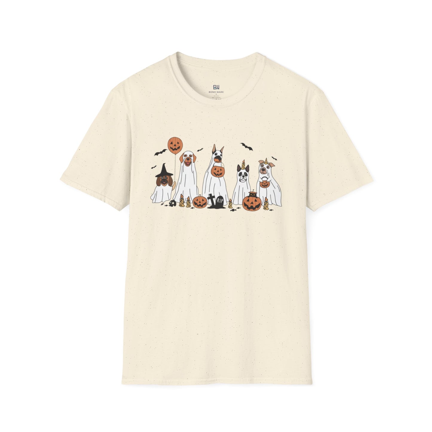 Howl-o-ween Ghost Dog Party T-Shirt