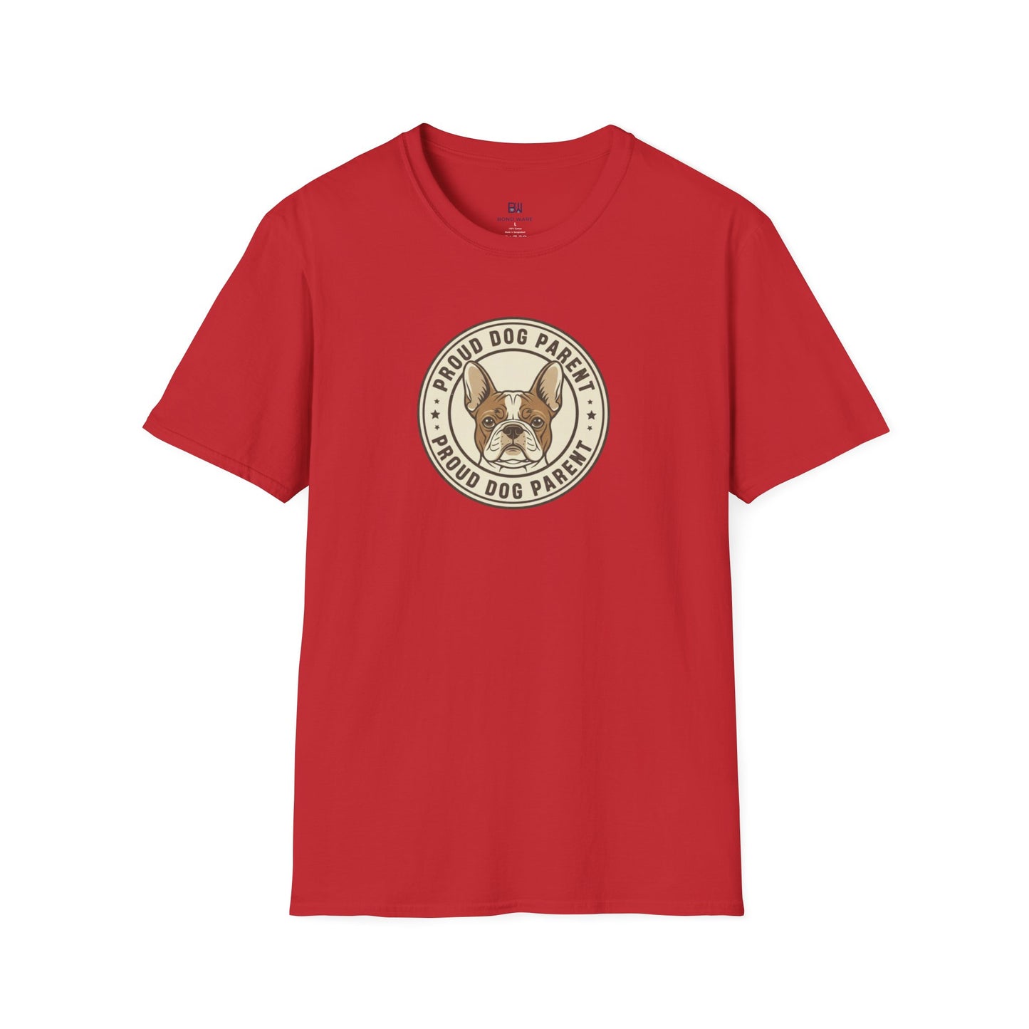 Proud Dog Parent Retro-Style Badge Tee